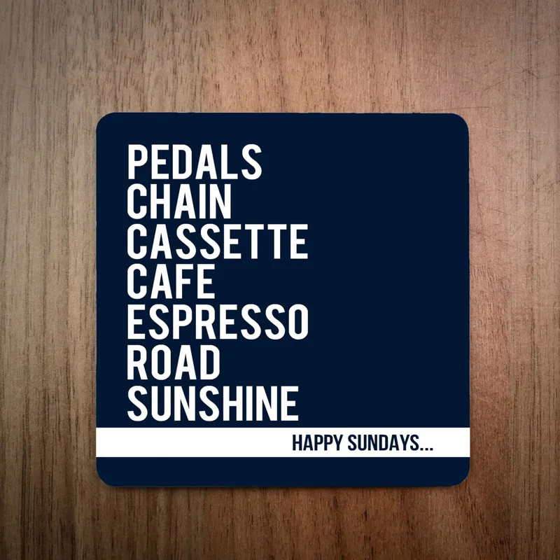 Happy Sundays Cycling Coaster Set-4
